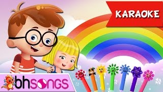 I Can Sing A Rainbow Karaoke  Song For Children  Nursery Rhymes TV 4K Music [upl. by Pirali]