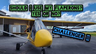 Flaperons Should I Use Them Quad City Challenger ll [upl. by Bethesde]