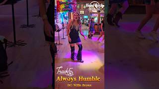 Always Humble at Hard Rock Track 5 FREE Line Dance Classes Thursdays 79pm muddybootslinedancing [upl. by Landmeier]