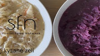 How to make kysané zelí  Sauerkraut  Braised Cabbage  Social Food Network [upl. by Christel154]