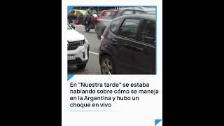 En quotNuestra Tardequot se estaba hablando sobre cómo se maneja en la Argentina y hubo un choque en vivo [upl. by Onivag816]