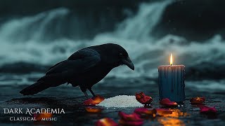 Black Raven amp Candle with Dark Cello  Relaxing Dark Academia Piano for Study Write [upl. by Dnalel]