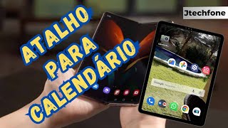 COMO ADICIONAR UM CALENDÁRIO NA TELA PRINCIPAL DO CELULAR [upl. by Esille23]