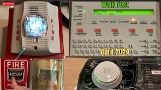 Fire Alarm System April 2024 Walk Test [upl. by Schlessinger]