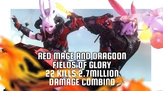 FFXIV PVP The Power Of Red Mage And Dragoon Duo [upl. by Assirrak]