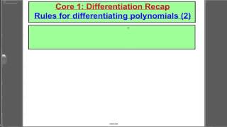 Differentiation 1  L19  Core 3 Edexcel Maths ALevel [upl. by Banks628]