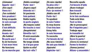 Écoutez ces 100 Phrases pour Parler Espagnol comme un Natif [upl. by Abate]