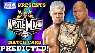 WWE WrestleMania 41 Dream Match Card Predicting The Match Card One Year In Advance [upl. by Bobbi]