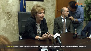 Siracusa  Si è insediata il Prefetto Raffaela Moscarella [upl. by Cartwell]