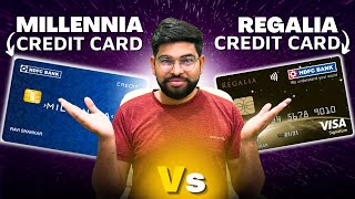 HDFC Millennia Vs Regalia Credit Card  HDFC Millennia Vs Regalia  Detailed Comparison [upl. by Michi882]