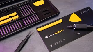 ✨🪛HOTO Precision Screwdriver Kit Pro screwdriver tools diy hototools unboxing bilumedia [upl. by Namzzaj]