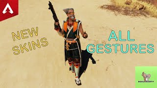 New Legendary Skin for Ballistic Vengeful Bloodline All Gestures Apex Legends  VOD  Apr24 [upl. by Sukcirdor]