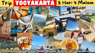 TRIP JOGJA 5 Hari 4 Hotel 2 Kereta Wisata Kuliner dll  Trip Hemat Yogyakarta [upl. by Aryk616]