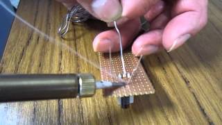 How to Solder a Basic Circuit on Veroboard [upl. by Aoht]