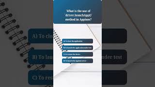 use of driverlaunchApp method in Appium shorts short selenium appium java [upl. by Jaban505]