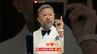 MILLIONAIRE SONG ‪YoYoHoneySingh‬  GLORY  BHUSHAN KUMAR honeysingh shortsfeed shorts trending [upl. by Harmon]