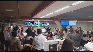 4K CNN Chile en el momento en que quotLa Rojaquot elimina a Portugal de Copa Confederaciones [upl. by Donaldson10]