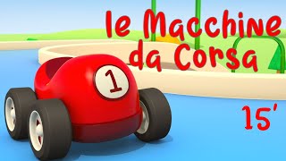 Macchinine da Corsa Grandi veicoli da Lavoro  stampi scivoli e corse Compilation cartoni bambini [upl. by Grimaldi702]