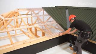 Made by me How to install Onduline roofing step by step [upl. by Simah]