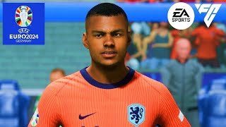 EA Sports FC 24  Romania Vs Netherlands  UEFA Euro 2024 Round of 16  Full Match [upl. by Eitnom]