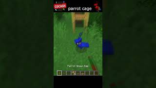 How to build a parrot house shorts minecraftbuilds [upl. by Liuqa]