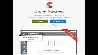 CCleaner Professional Review 585  Driver Updater and Smart Cleaning Sept 2021 [upl. by Dniren802]