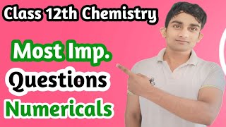 Class 12 chemistry  Most important questions  2025🔥 [upl. by Giles378]