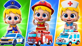 Police Girl Song👮 Police Take Care Of Sick Baby  Funny Baby Songs More Nursery Rhymes amp Kids Songs [upl. by Eiramoj]