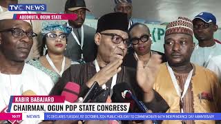 Ogun PDP Two Chairmen Emerge As Another Faction Holds Congress [upl. by Kurth]