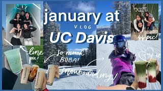 january  UC Davis  snowboarding school and friends [upl. by Naimad]