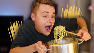 ASMR Ich koche und esse NUDELN amp rede dabei mit dir 🍝 [upl. by Erialcyram755]