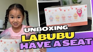 Unboxing the full set of LABUBU HAVE A SEAT [upl. by Ahpla]