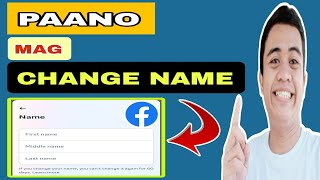 PAANO MAG CHANGE NAME SA FACEBOOK  NEW UPDATED 2024 [upl. by Etnaled]