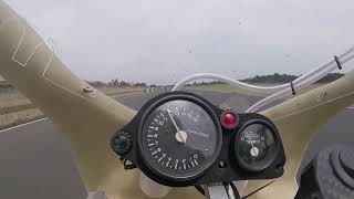 Honda VFR400 NC30 race bike onboard at Croft circuit [upl. by Sancho]