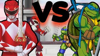 Red Ranger Vs Leonardo  MUGEN [upl. by Yannodrahc984]