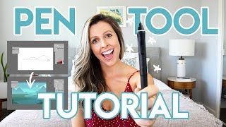 PHOTOSHOP PEN TOOL TUTORIAL  DEMO [upl. by Trebleda261]