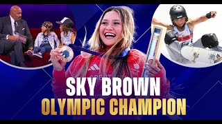 How Sky Brown defied all odds to win Olympic bronze despite injury 😱 skybrown [upl. by Nathanil]