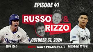 CALAMITOUS YANKEES COLLAPSE  Russo amp Rizzo  Ep 41  10312024 [upl. by Ijnek]