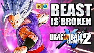 HOW TO MAKE BEAST BROKEN  Dragon Ball Xenoverse 2 DLC 16 Free Update [upl. by Nayarb395]