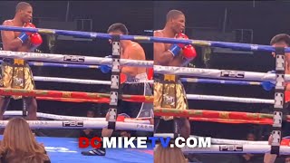 HIGHLIGHTS 30 JALIL HACKETT DEFEATS Darynn LAYVA by decision on Gervonta Davis undercard [upl. by Zita681]