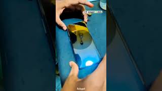 Applying a Curved UV Tempered Glass shortsfeed mobilephone glass automobile appleiphone repair [upl. by Cirilo]