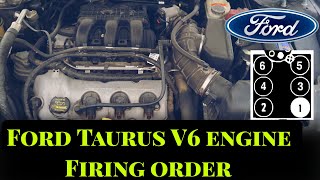 Ford V6 engine firing order ignition coil ABCDEF [upl. by Rivy]