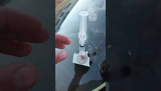 How to use Permatex Windshield Repair Kit howto permatex mechanic diy car glass fypシ [upl. by Petie]