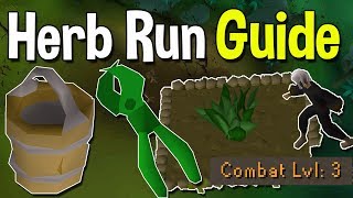 How to Complete Your First Herb Run From Scratch A Beginner Guide to a Basic Herb RunOSRS [upl. by Salvucci]