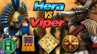 Incas vs Ethiopians  1v1 Arabia  vs Viper  AoE2 [upl. by Dav832]