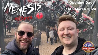 Nemesis Reborn March 16th 2024  Alton Towers [upl. by Roti19]