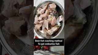 Singhara fish washing method in two steps only Very easy method to get ordourles fish [upl. by Erick]