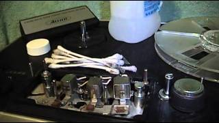 Cleaning and Demagnetizing the Reel to Reel Deck [upl. by Nahama]