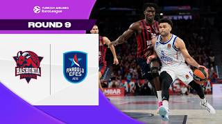 CRUCIAL road victory  Baskonia  Efes  BASKETBALL HIGHLIGHTS R8 202425 [upl. by Yeoj]