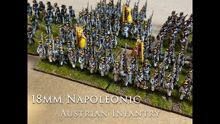 18mm Napoleonic Austrian Infantry [upl. by Artim612]